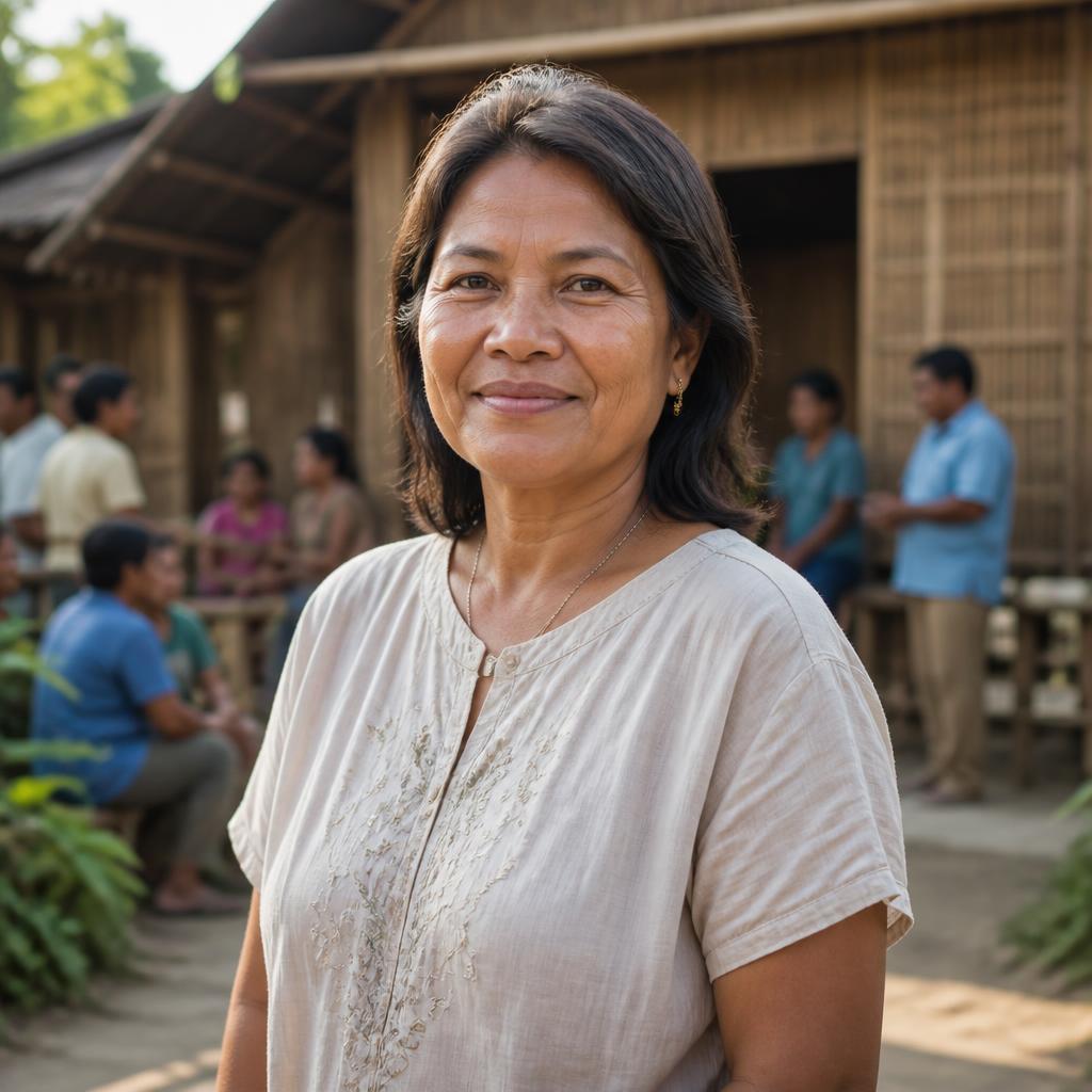 Nanay Elma R., Barangay health coordinator in Kalinga, Cordillera.
